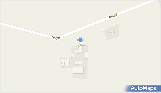 Nogat, Nogat, 42, mapa Nogat