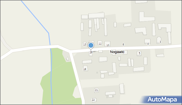 Nogawki, Nogawki, 16, mapa Nogawki