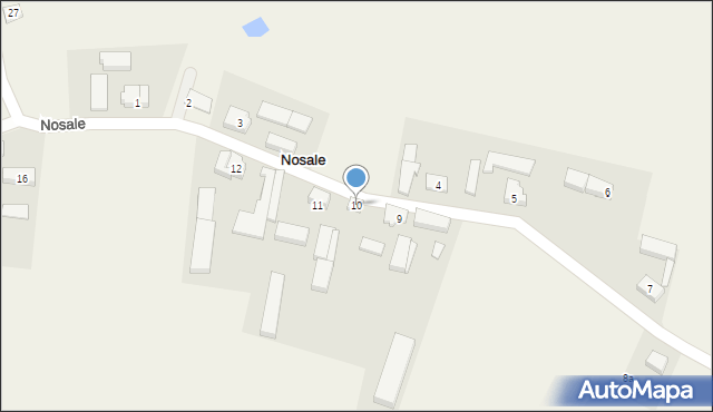 Nosale, Nosale, 10, mapa Nosale
