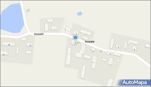 Nosale, Nosale, 12, mapa Nosale