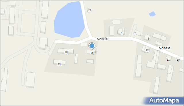 Nosale, Nosale, 16, mapa Nosale