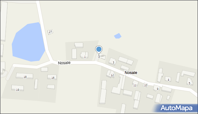 Nosale, Nosale, 2, mapa Nosale