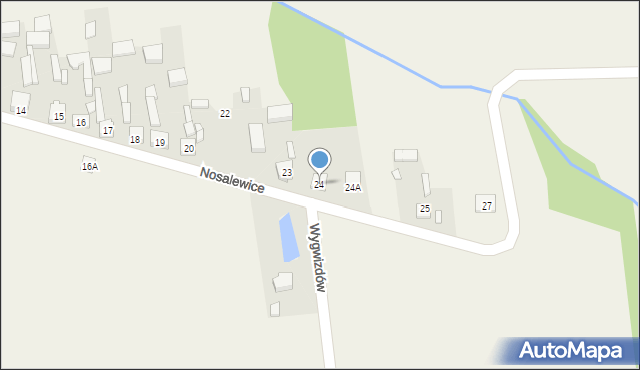 Nosalewice, Nosalewice, 24, mapa Nosalewice