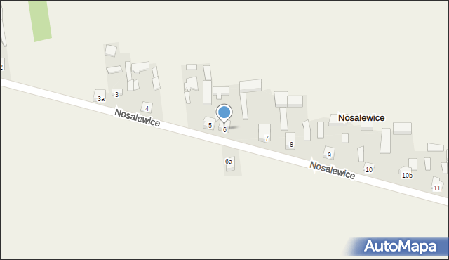 Nosalewice, Nosalewice, 6, mapa Nosalewice