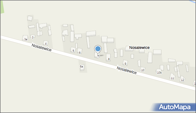 Nosalewice, Nosalewice, 7, mapa Nosalewice