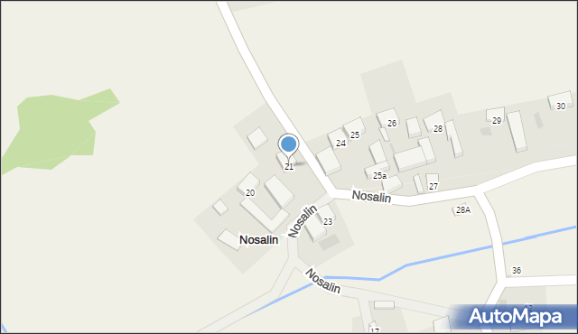 Nosalin, Nosalin, 21, mapa Nosalin