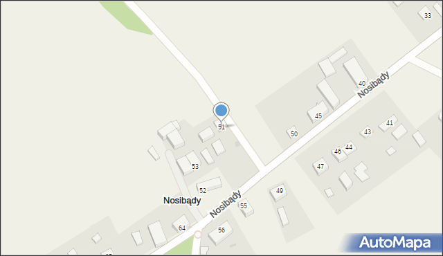 Nosibądy, Nosibądy, 51, mapa Nosibądy