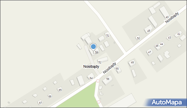 Nosibądy, Nosibądy, 54, mapa Nosibądy