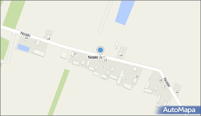 Noski, Noski, 25, mapa Noski