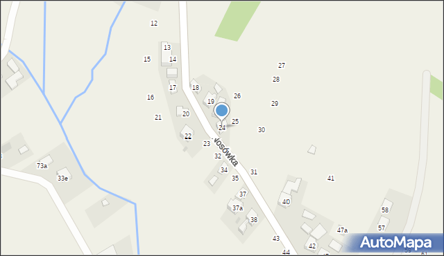 Nosówka, Nosówka, 24, mapa Nosówka