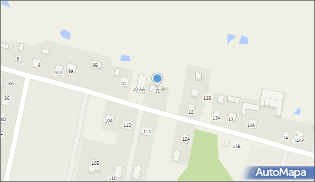 Nowa Biała, Nowa Biała, 11, mapa Nowa Biała