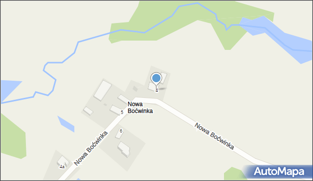 Nowa Boćwinka, Nowa Boćwinka, 4, mapa Nowa Boćwinka