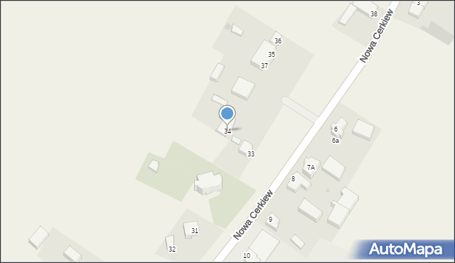 Nowa Cerkiew, Nowa Cerkiew, 34, mapa Nowa Cerkiew
