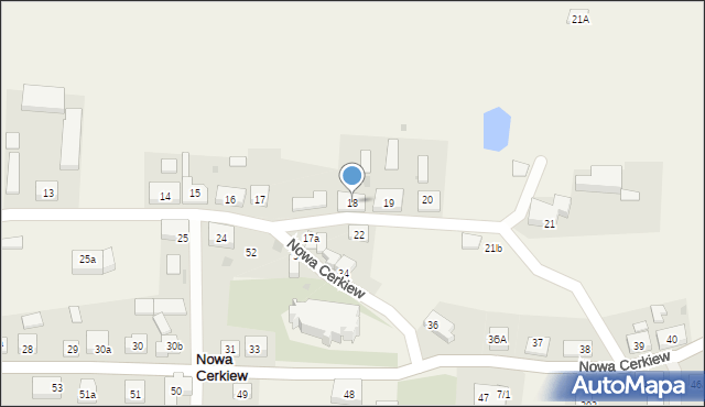Nowa Cerkiew, Nowa Cerkiew, 18, mapa Nowa Cerkiew