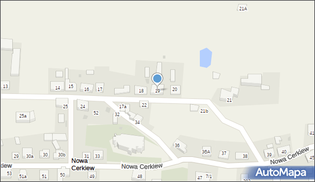 Nowa Cerkiew, Nowa Cerkiew, 19, mapa Nowa Cerkiew