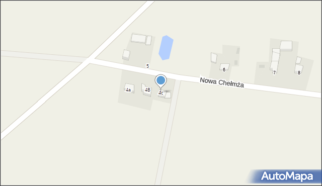 Nowa Chełmża, Nowa Chełmża, 4c, mapa Nowa Chełmża