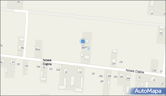 Nowa Dąbia, Nowa Dąbia, 35d, mapa Nowa Dąbia