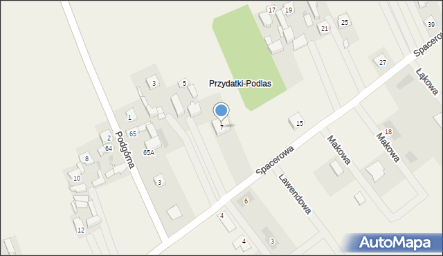 Nowa Dąbrowa, Nowa Dąbrowa, 67A, mapa Nowa Dąbrowa