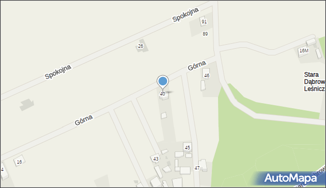 Nowa Dąbrowa, Nowa Dąbrowa, 81B, mapa Nowa Dąbrowa