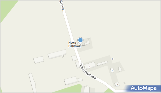 Nowa Dąbrowa, Nowa Dąbrowa, 5/2, mapa Nowa Dąbrowa