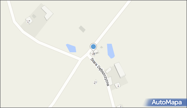 Nowa Dębszczyzna, Nowa Dębszczyzna, 18, mapa Nowa Dębszczyzna