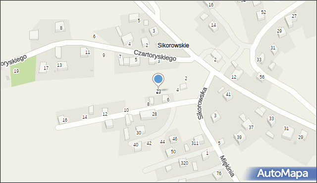 Nowa Góra, Nowa Góra, 23, mapa Nowa Góra
