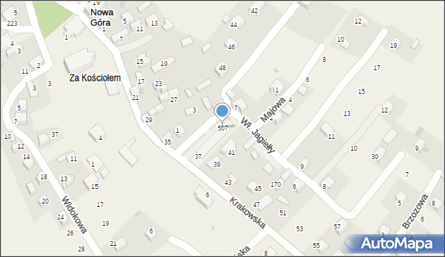 Nowa Góra, Nowa Góra, 507, mapa Nowa Góra