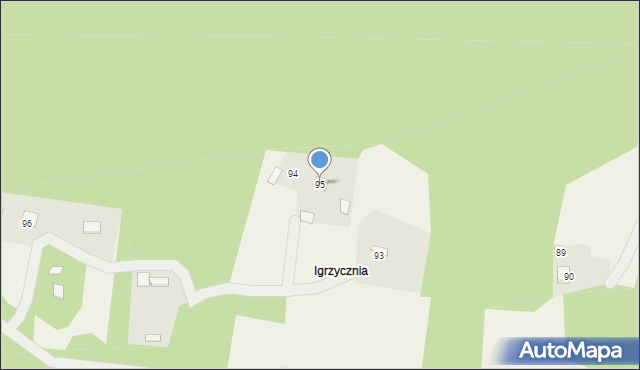 Nowa Huta, Nowa Huta, 95, mapa Nowa Huta