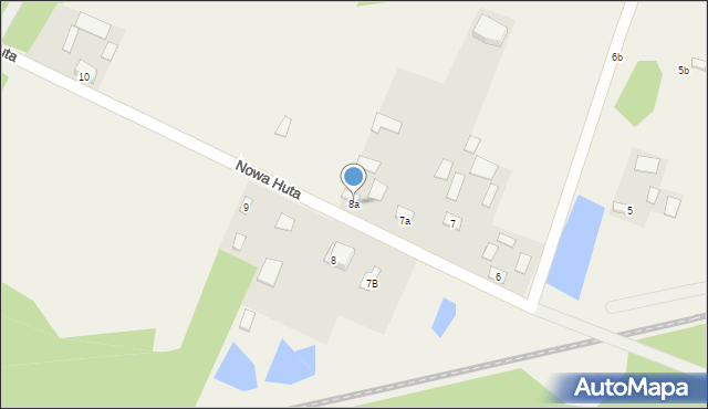 Nowa Huta, Nowa Huta, 8a, mapa Nowa Huta