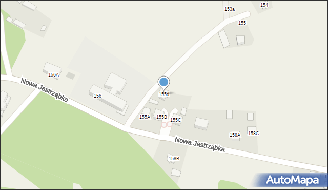 Nowa Jastrząbka, Nowa Jastrząbka, 155d, mapa Nowa Jastrząbka