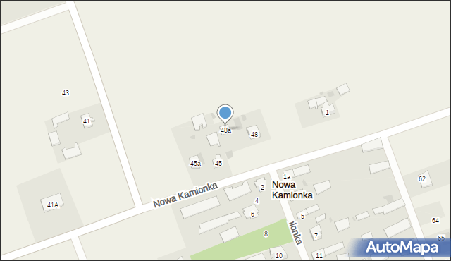 Nowa Kamionka, Nowa Kamionka, 48a, mapa Nowa Kamionka