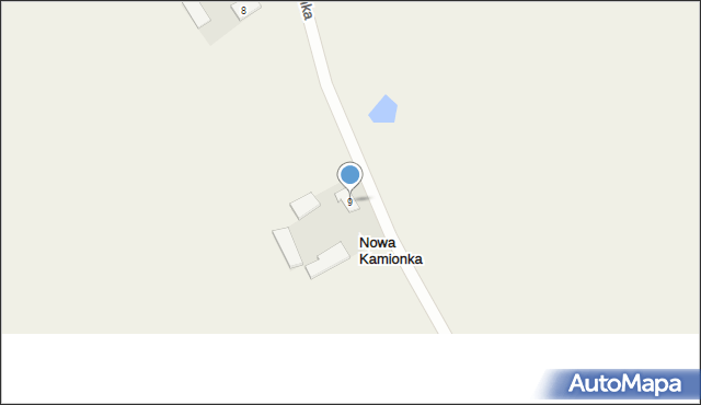 Nowa Kamionka, Nowa Kamionka, 9, mapa Nowa Kamionka