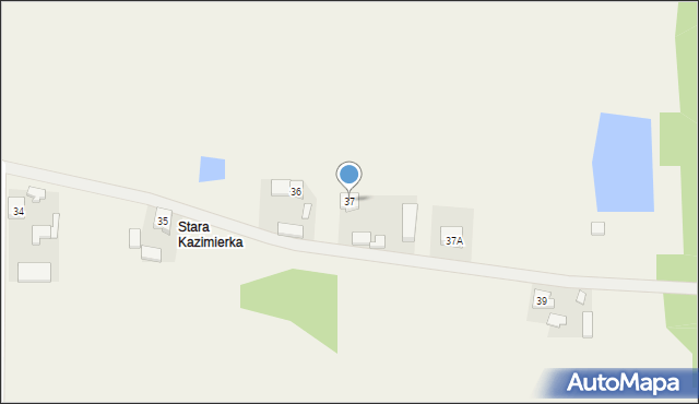 Nowa Kaźmierka, Nowa Kaźmierka, 37, mapa Nowa Kaźmierka