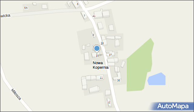 Nowa Kopernia, Nowa Kopernia, 10, mapa Nowa Kopernia