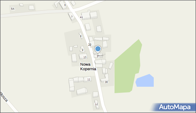 Nowa Kopernia, Nowa Kopernia, 37, mapa Nowa Kopernia