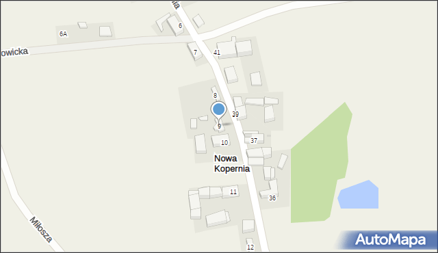 Nowa Kopernia, Nowa Kopernia, 9, mapa Nowa Kopernia