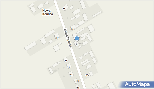 Nowa Kornica, Nowa Kornica, 84, mapa Nowa Kornica