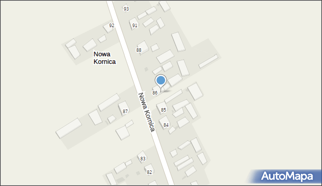 Nowa Kornica, Nowa Kornica, 86A, mapa Nowa Kornica
