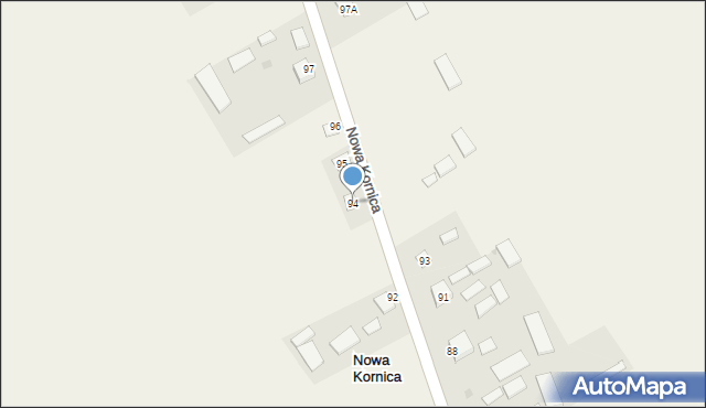 Nowa Kornica, Nowa Kornica, 94, mapa Nowa Kornica