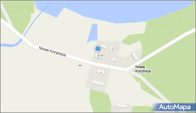 Nowa Korytnica, Nowa Korytnica, 3, mapa Nowa Korytnica