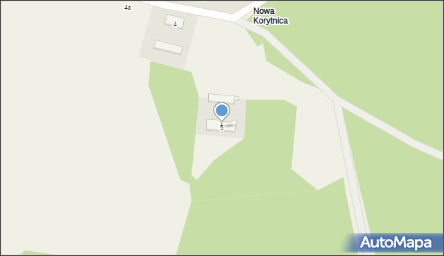 Nowa Korytnica, Nowa Korytnica, 5, mapa Nowa Korytnica