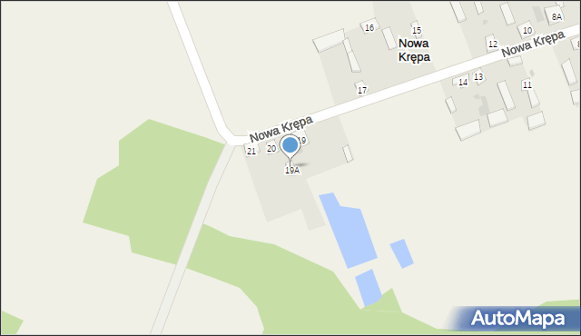 Nowa Krępa, Nowa Krępa, 20A, mapa Nowa Krępa