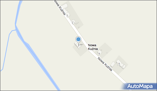 Nowa Kuźnia, Nowa Kuźnia, 3, mapa Nowa Kuźnia