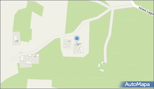 Nowa Łagowica, Nowa Łagowica, 12a, mapa Nowa Łagowica