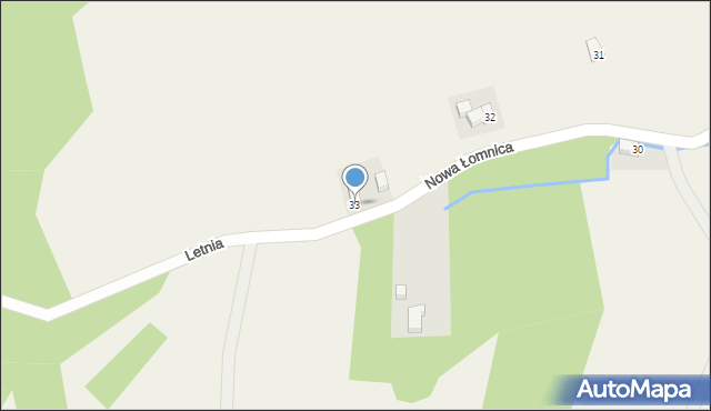 Nowa Łomnica, Nowa Łomnica, 33, mapa Nowa Łomnica