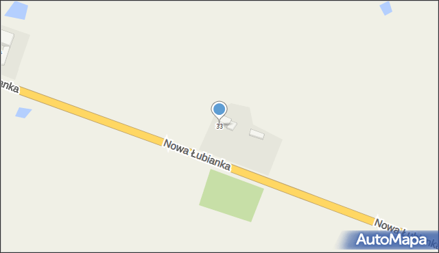 Nowa Łubianka, Nowa Łubianka, 33, mapa Nowa Łubianka