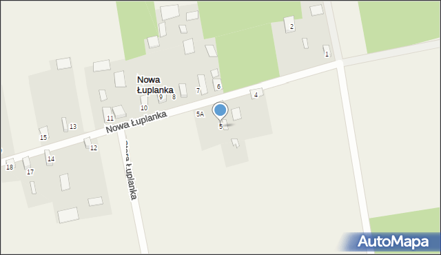 Nowa Łuplanka, Nowa Łuplanka, 5, mapa Nowa Łuplanka