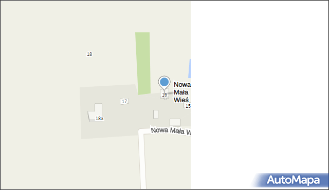 Nowa Mała Wieś, Nowa Mała Wieś, 16, mapa Nowa Mała Wieś