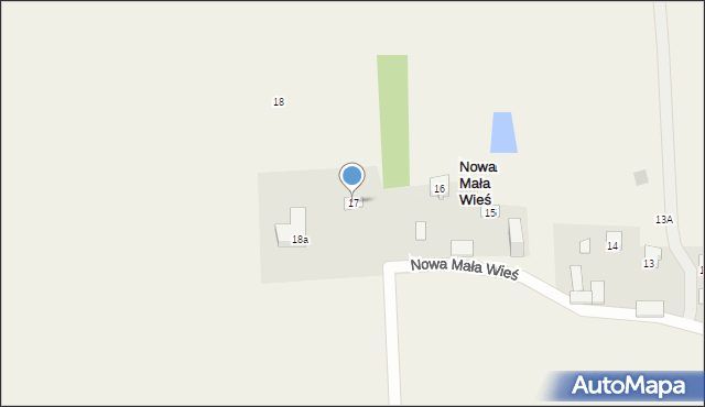 Nowa Mała Wieś, Nowa Mała Wieś, 17, mapa Nowa Mała Wieś