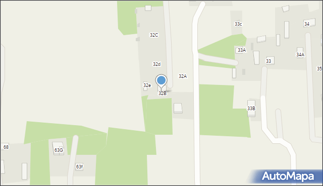 Nowa Mała Wieś, Nowa Mała Wieś, 32B, mapa Nowa Mała Wieś